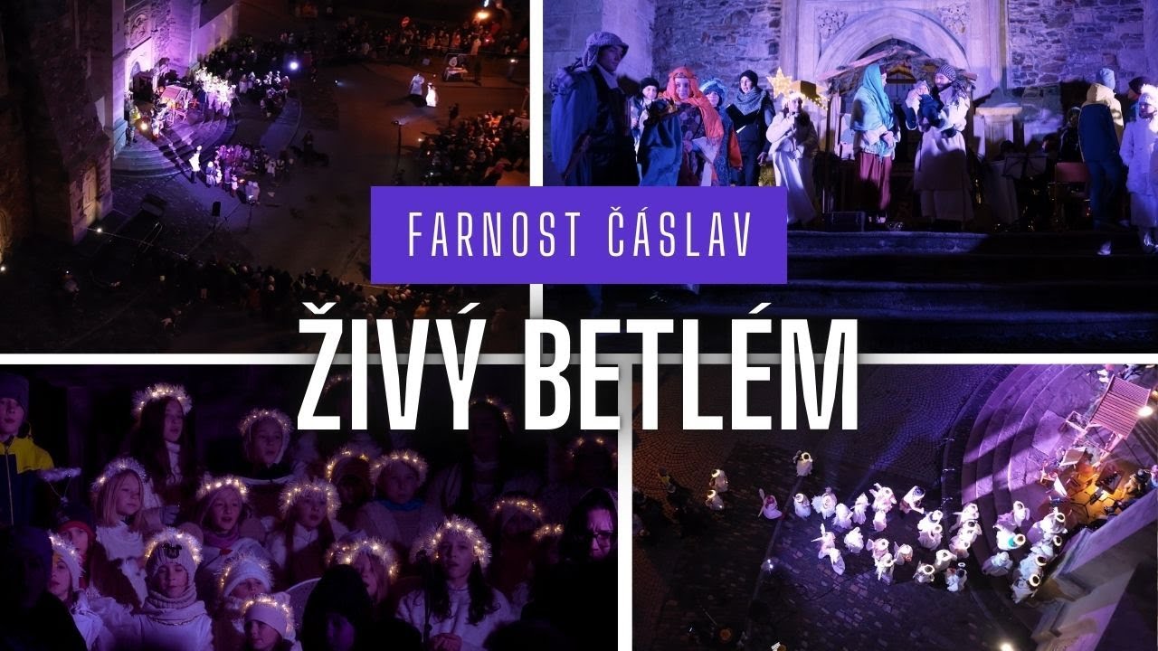 TV Čáslav Aktuality | 🌴 ŽIVÝ BETLÉM 🌴| 15. prosince 2024