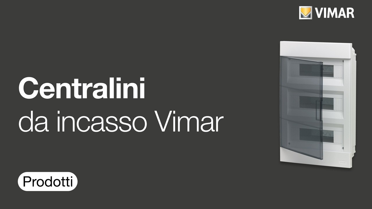 Centralini da incasso Vimar. Design e funzionalità in piena vista