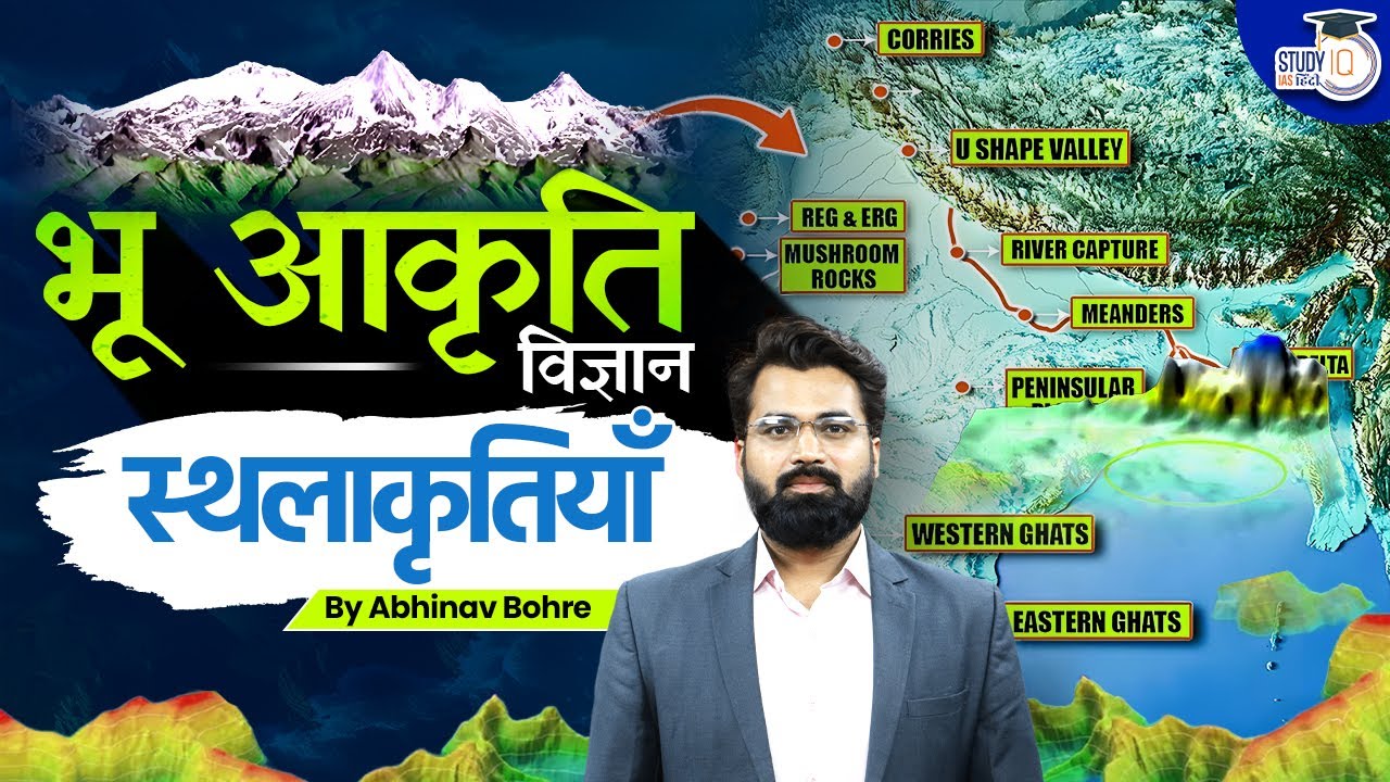 All Topography In One Class: River, Wind, Ground Water & Volcano | Abhinav Bohre | StudyIQ IAS Hindi