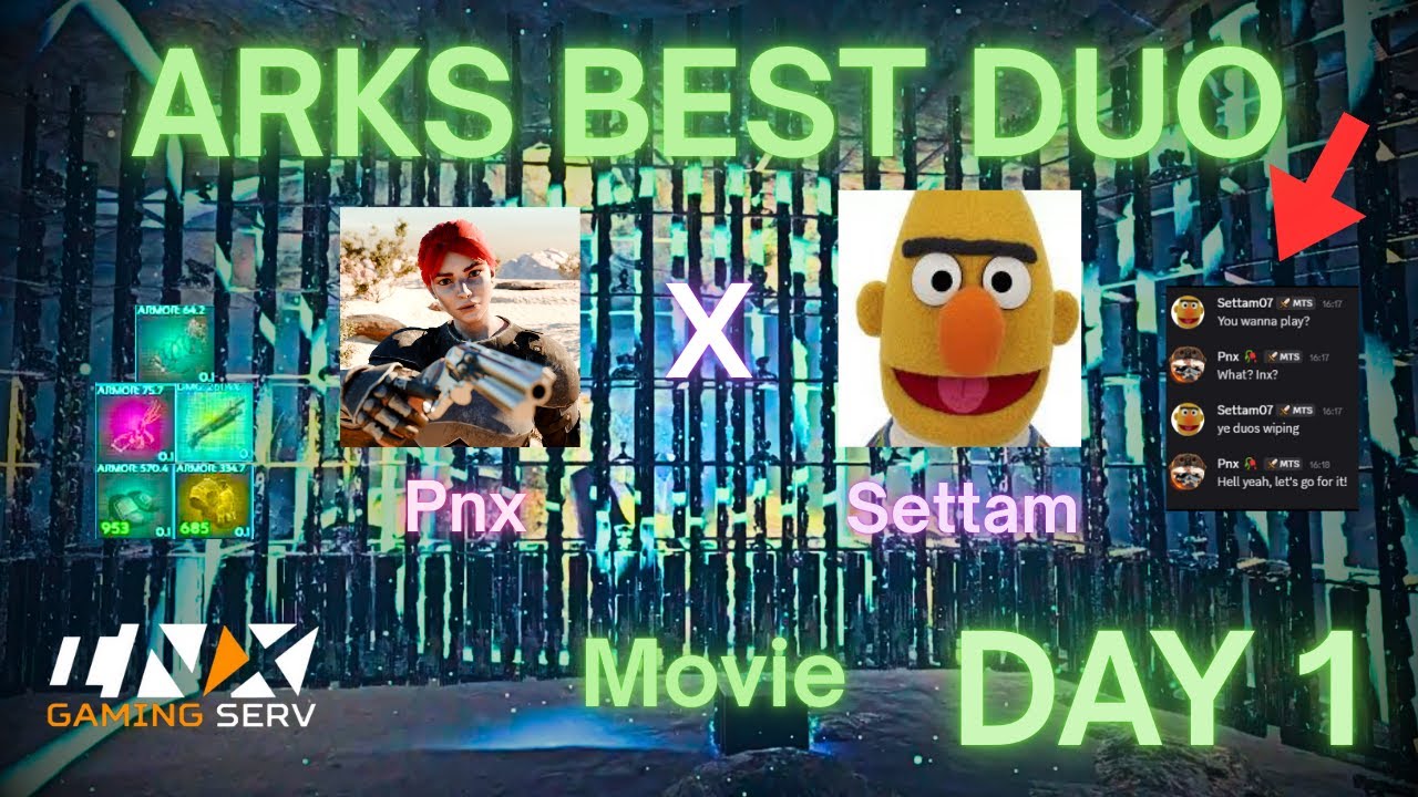 DAY 1 from the best DUO in ARK @NotPnx INX 2 MAN