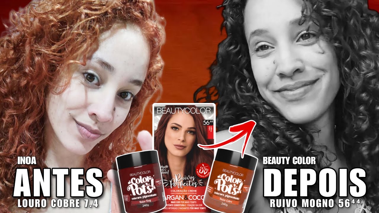 FICANDO RUIVA COM BEAUTY COLOR - RUIVO MOGNO 56⁴⁴