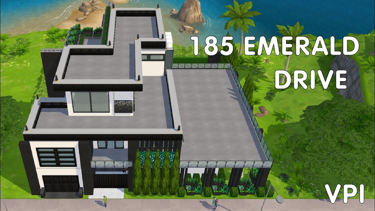Made by balconies - 185 Emerald Drive | Speed Build | The Sims Mobile