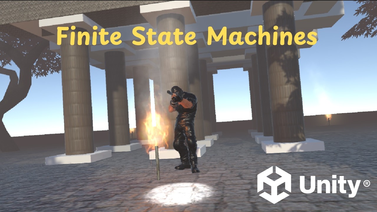 Unity | c# - Finite State Machines | sealed - singleTon -  States | Event