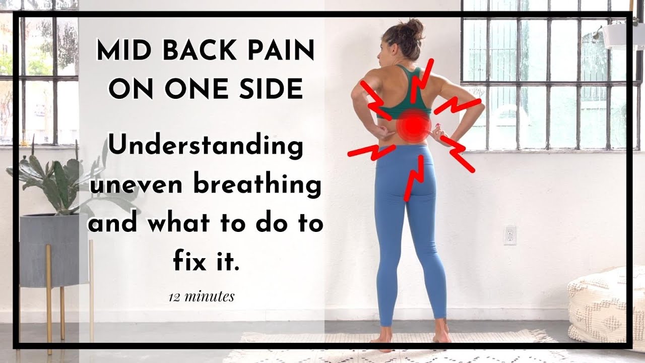 Breathing may lead to Back Pain -- Understanding Mid Back Pain on One Side