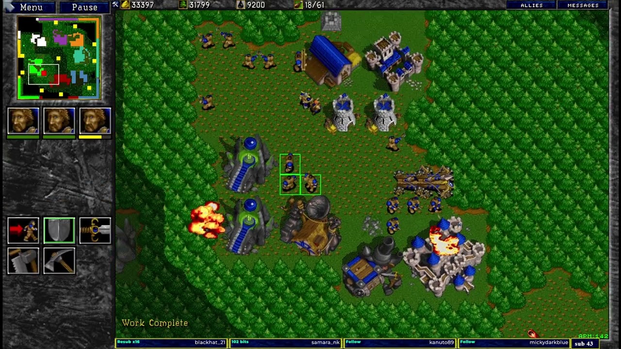 Warcraft 2 classic Chop Farms 4v4