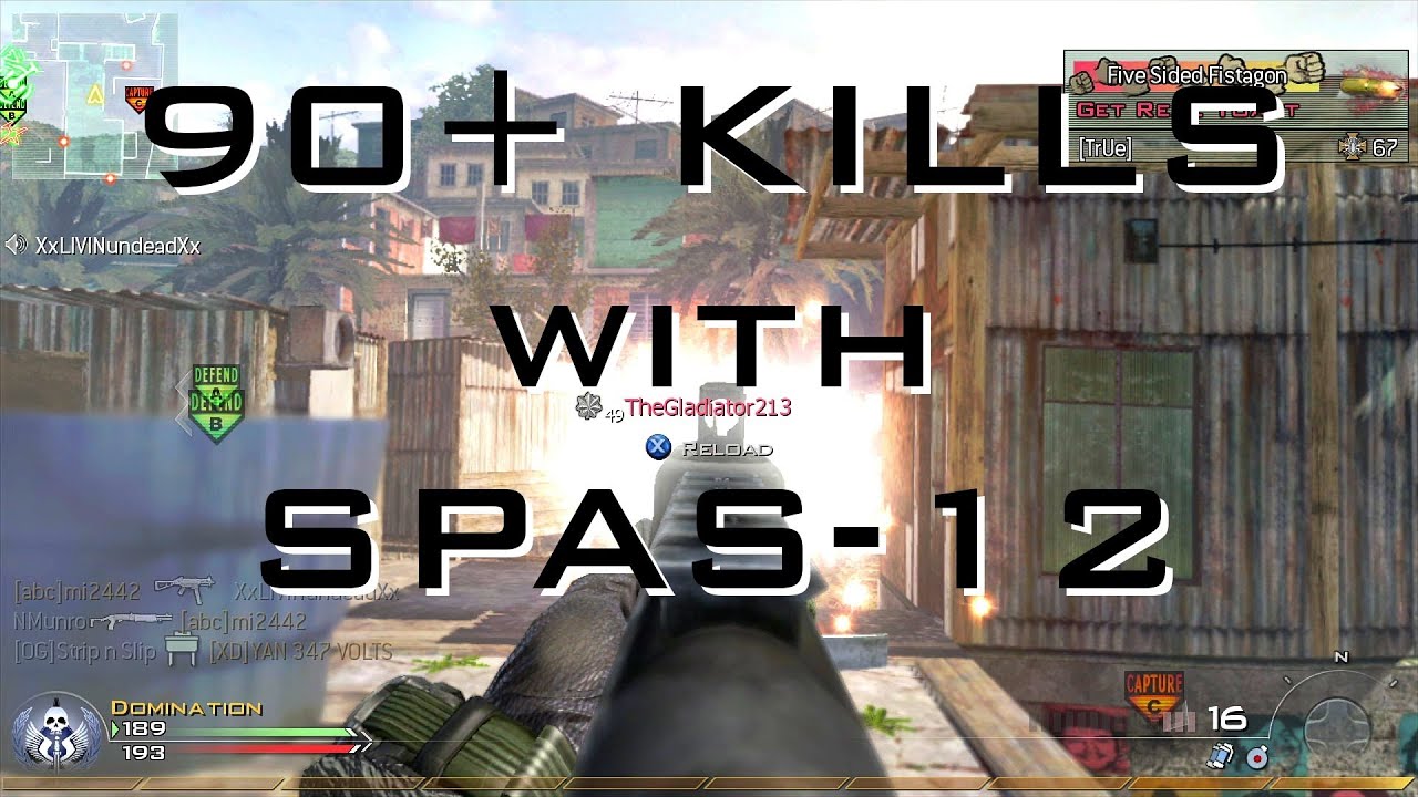 MW2: 93 Kill Ground War with SPAS-12