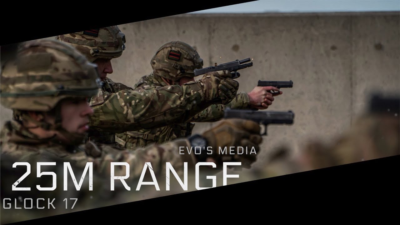 BRITISH ARMY 25M PISTOL RANGE (GLOCK 17) 1 RIFLES