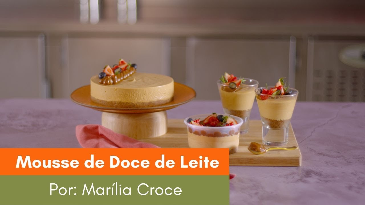 Torta Mousse de Doce de Leite - Gastronomia e Alimentação: aprendendo com o Senac