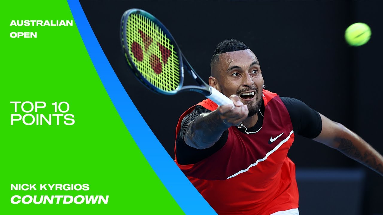 Nick Kyrgios | Top 10 Points | Australian Open