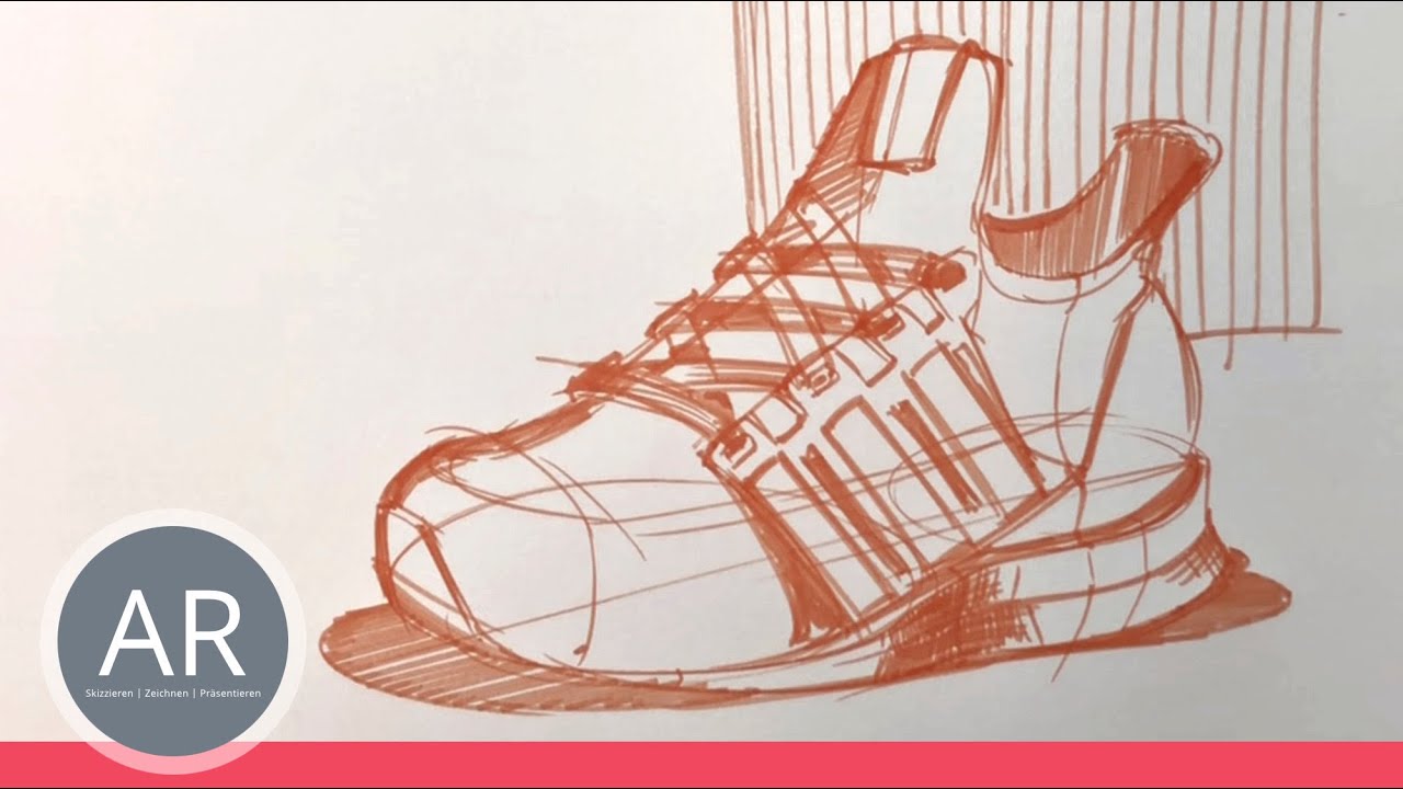 Sneakers Designer werden. Die Grundlagen des Schuhdesigns. Schuhe zeichnen lernen mit Akademie Ruhr