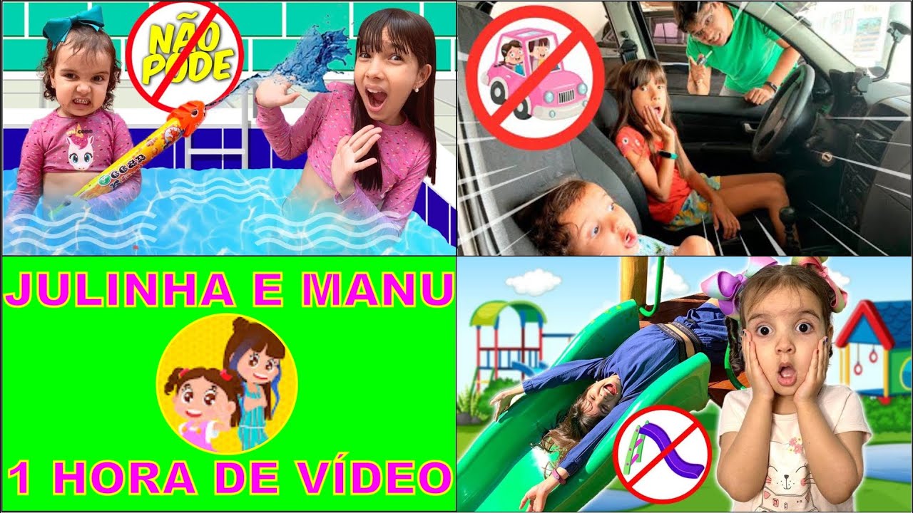Julinha e Manu - Regras de Conduta - Uma História Engraçada sobre irmãs - 1 Hora de Vídeo