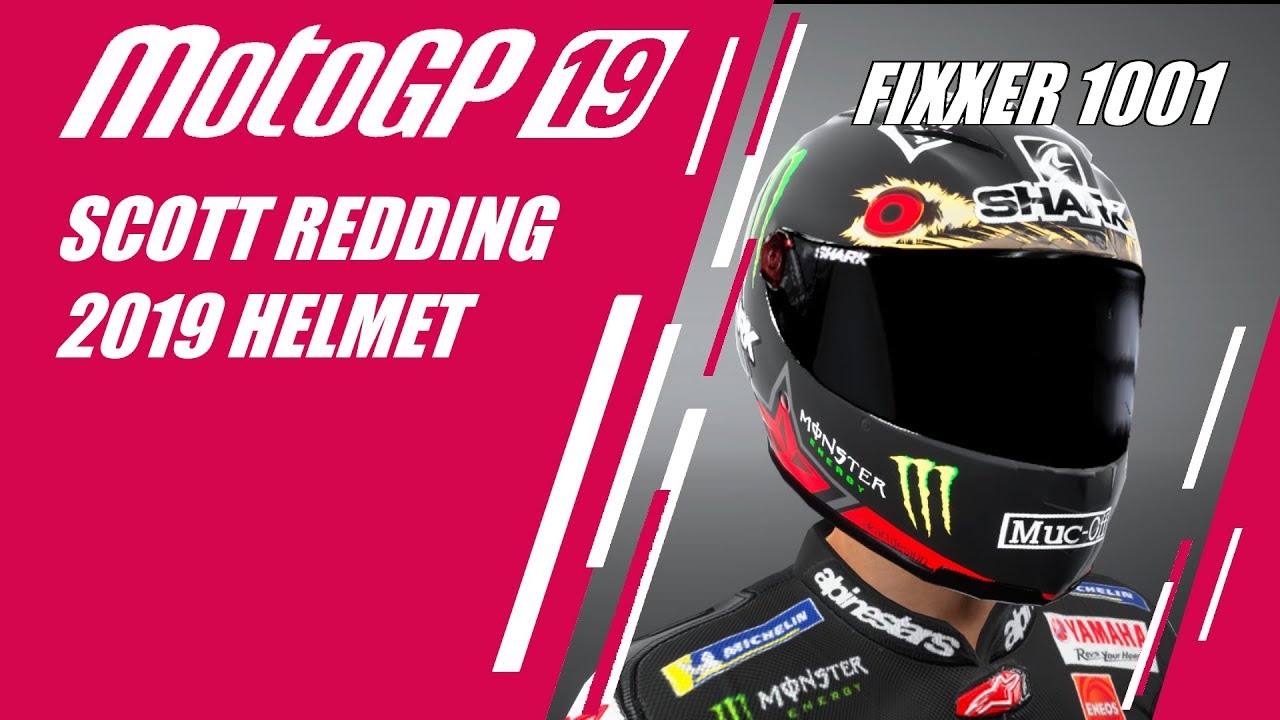 Motogp 19 Helmet Editor - Scott Redding 2019