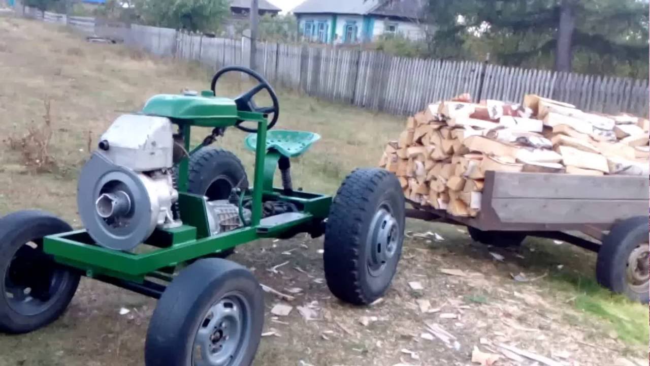 Мини трактор 2016 года выпуска.