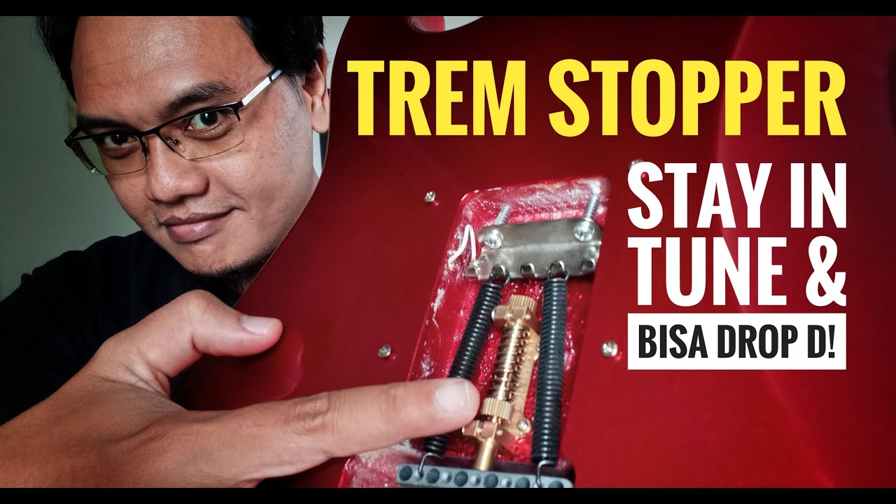 Tremolo Stopper! Bisa Drop D dan Tuning lebih stabil!