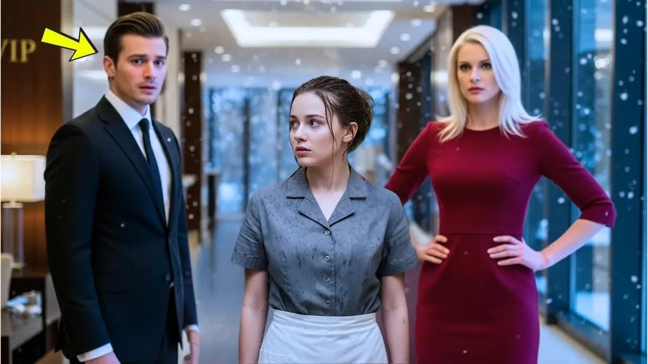 Eine schüchterne Putzkraft betrat die VIP Lounge – der CEO erstarrte, als er ihren Wert sah