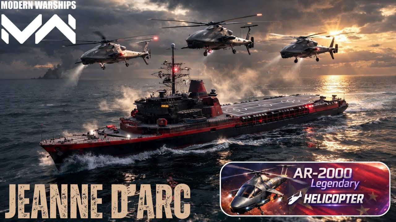 x3 AR-2000 on Jeanne d'arc is terrifying💀- Modern Warships