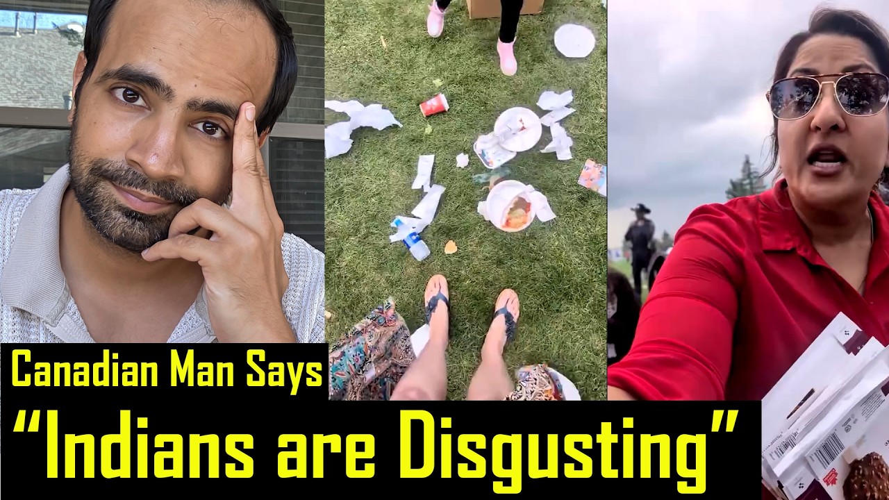 Canadian Woman Confronts Indians for Throwing Trash on Canada Day | Viral Video