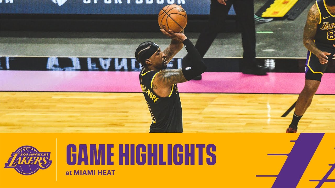 HIGHLIGHTS | Kentavious Caldwell Pope (28 pts, 4 reb) at Miami Heat
