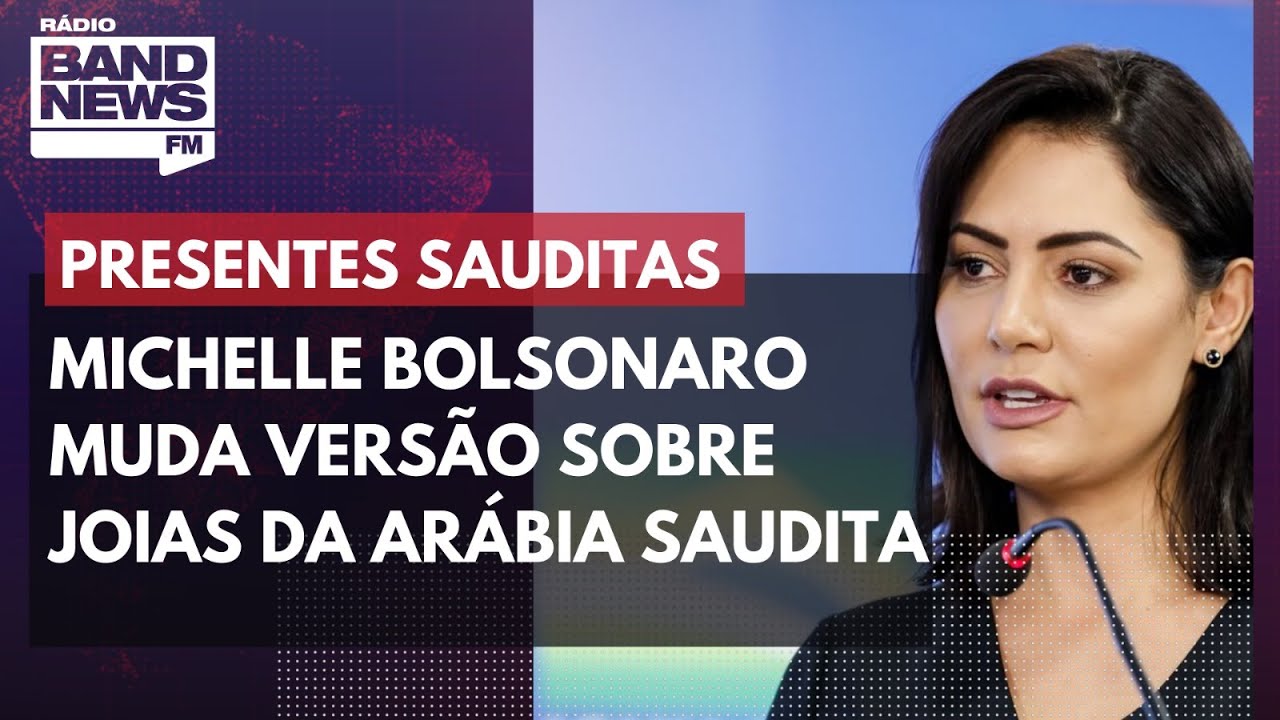 Michelle Bolsonaro muda versão sobre joias da Arábia Saudita