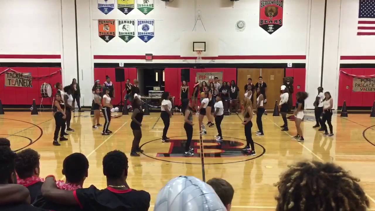 BEST High School Pep Rally EVER!!! Bergenfield High School