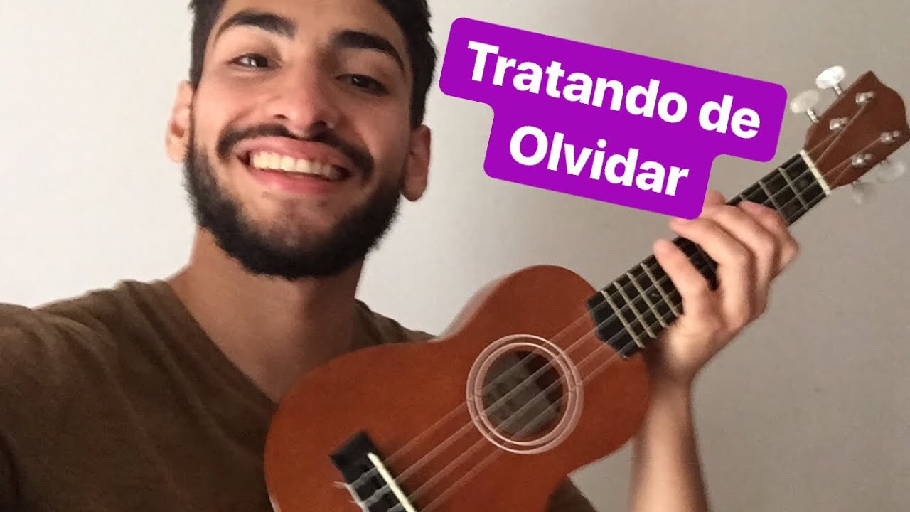 Como tocar TRATANDO DE OLVIDAR en UKELELE de CALLEJEROS TUTORIAL
