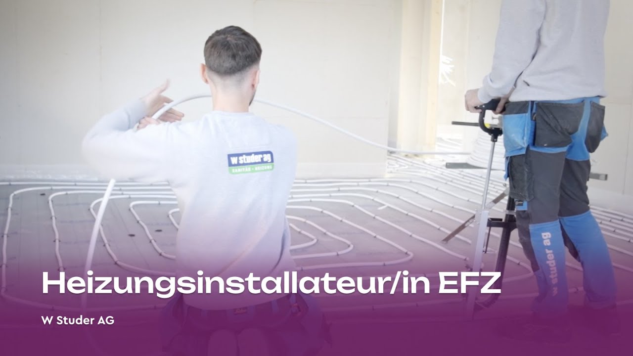 Ohne sie wird&rsquo;s kalt: Ein Tag als Heizungsinstallateur/in EFZ - W Studer AG | Yousty