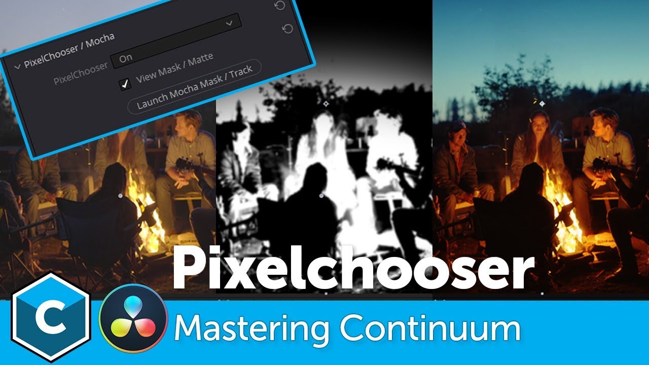 [Resolve] Mastering the Pixelchooser with Boris FX Continuum