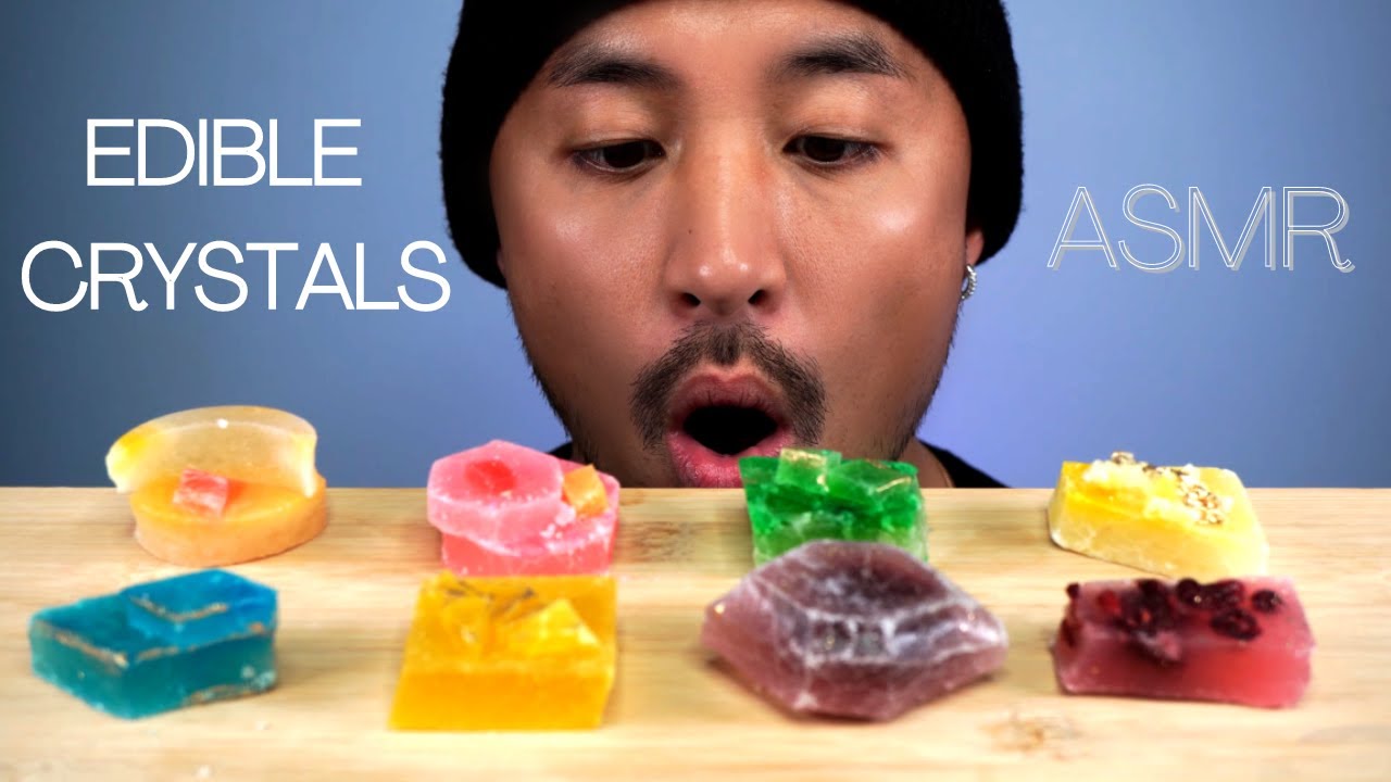#ASMR #EDIBLE #CRYSTALS #MOUTHSOUNDS #MALEASMR