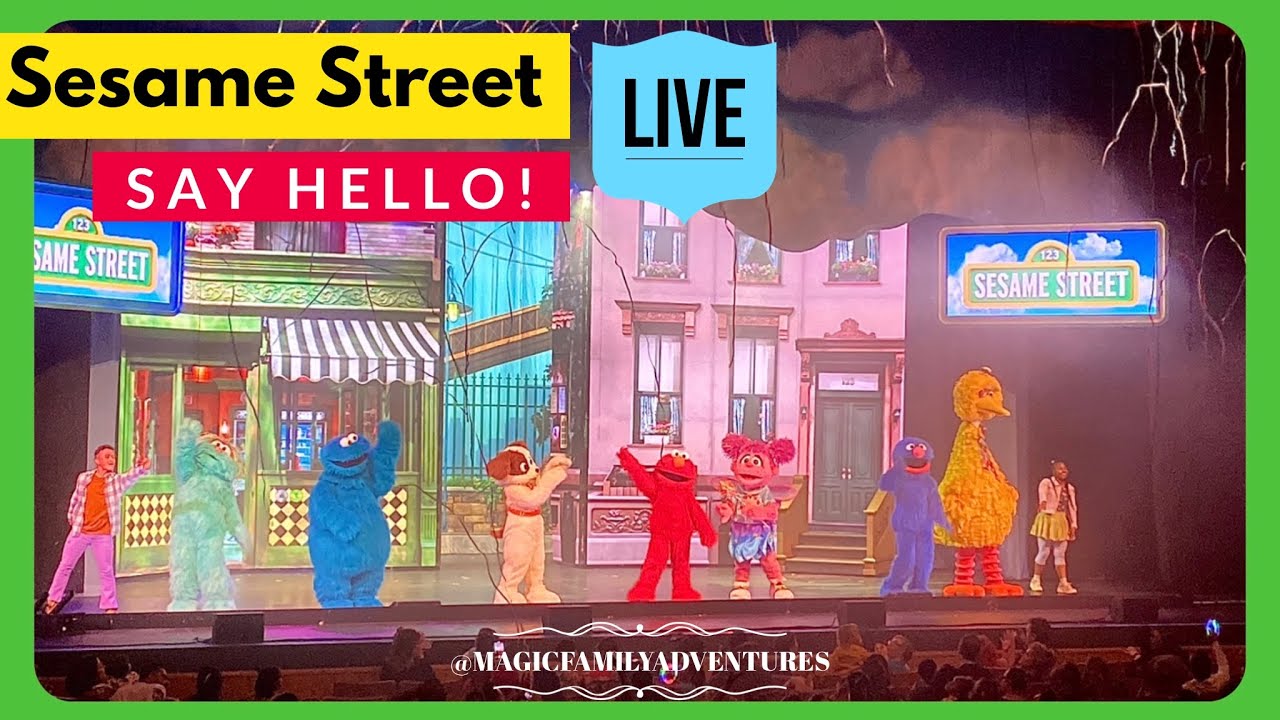 Elmo & Friends at Sesame Street Live, Say Hello!🎉