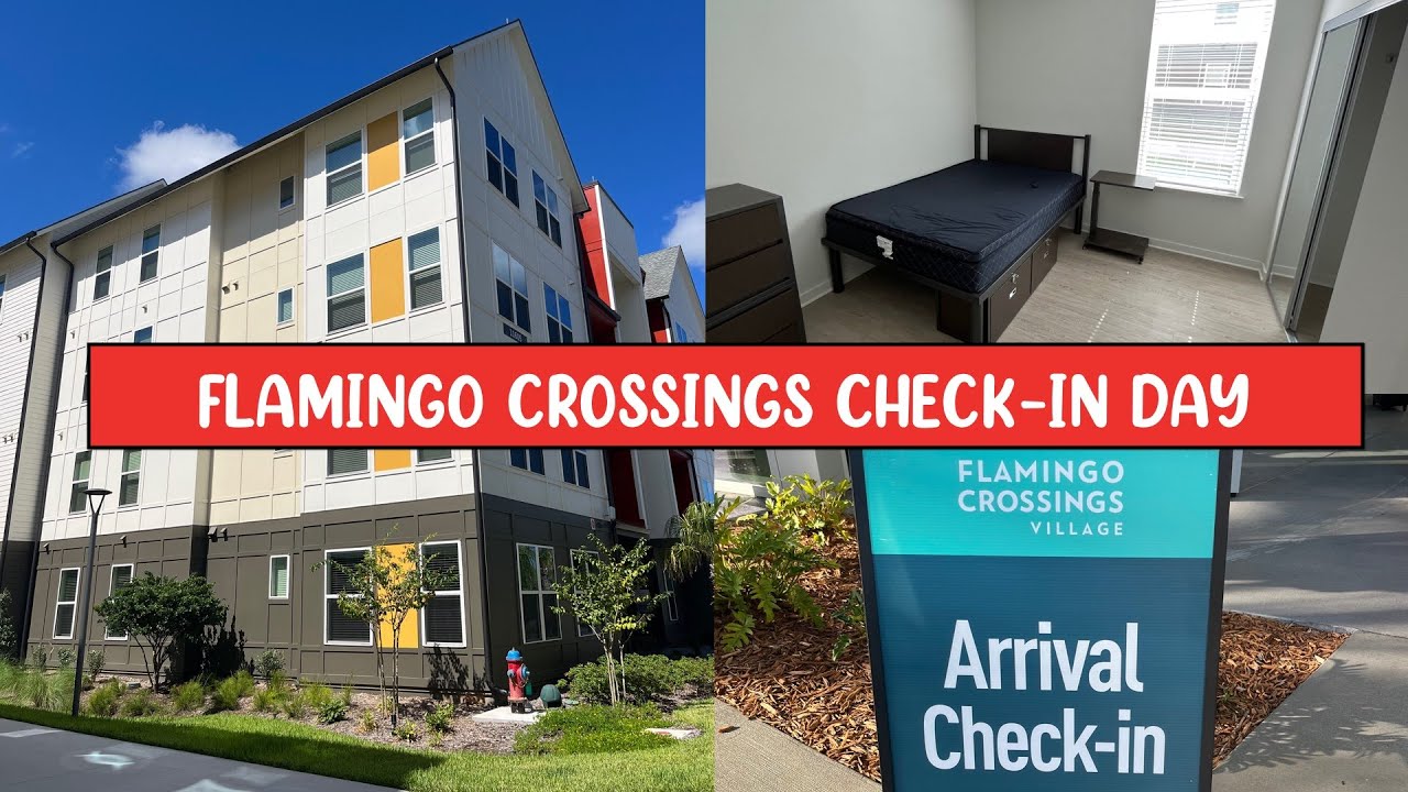 check-in day at flamingo crossings | brand new disney housing | fcv west