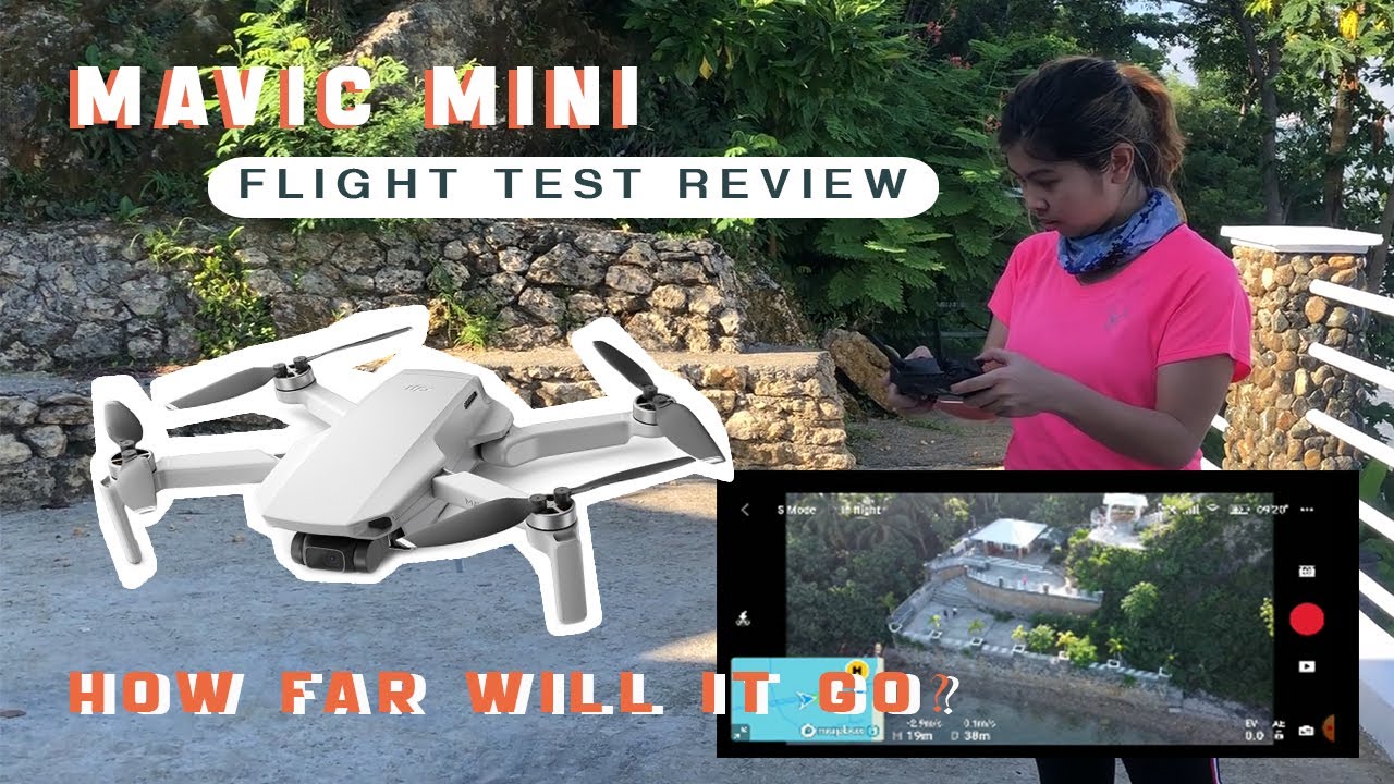 DJI Mavic Mini First Flight Test Review (Other Features, Strong Wind Test, Quickshot)