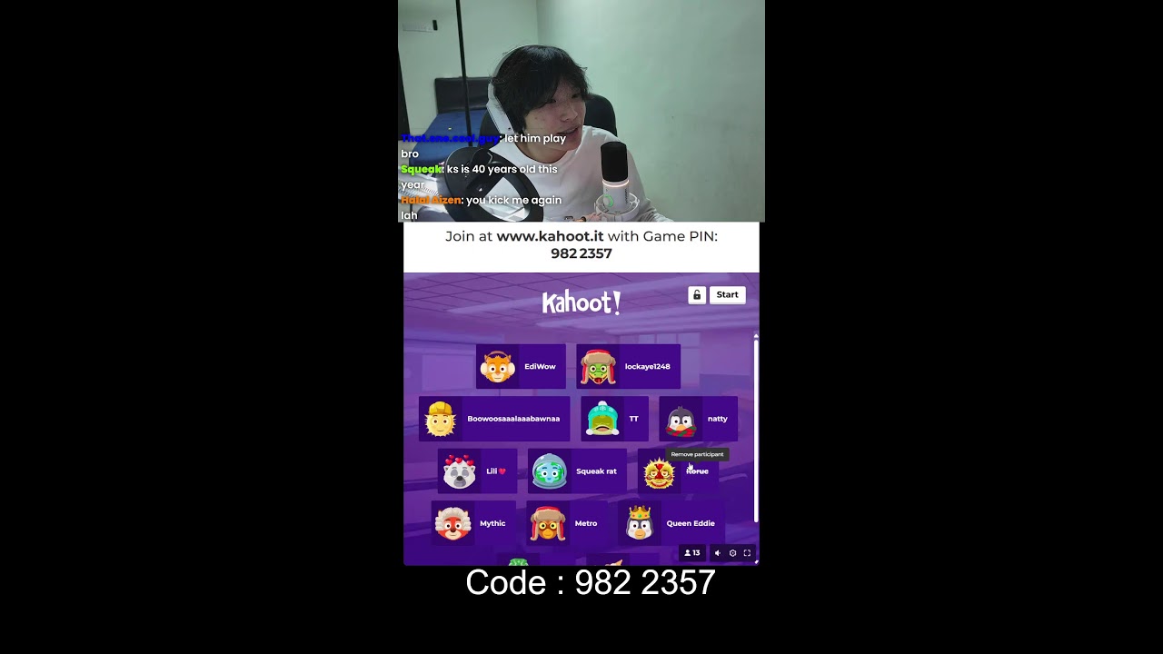 Kahoot with viewer!! 🔴 LIVE