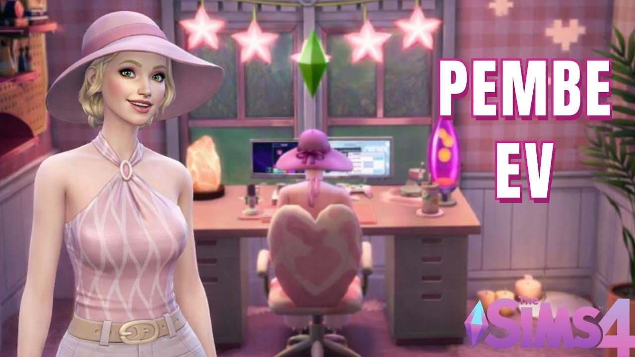 Her Şeyi Pembe Yaptım! 🌸 | Sims 4 Color Challenge