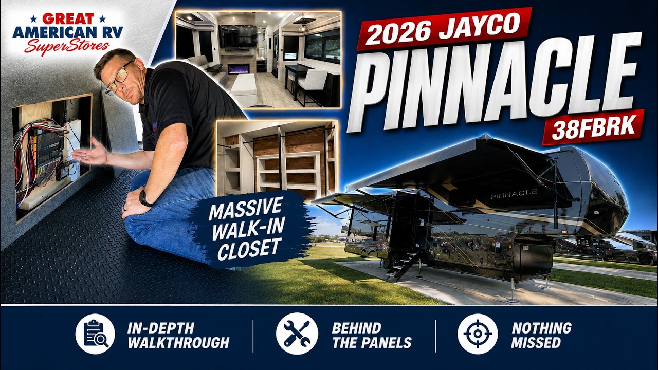 2026 Jayco Pinnacle 38FBRK | Full Walkthrough Tour | Luxury Fifth Wheel | Great American RV