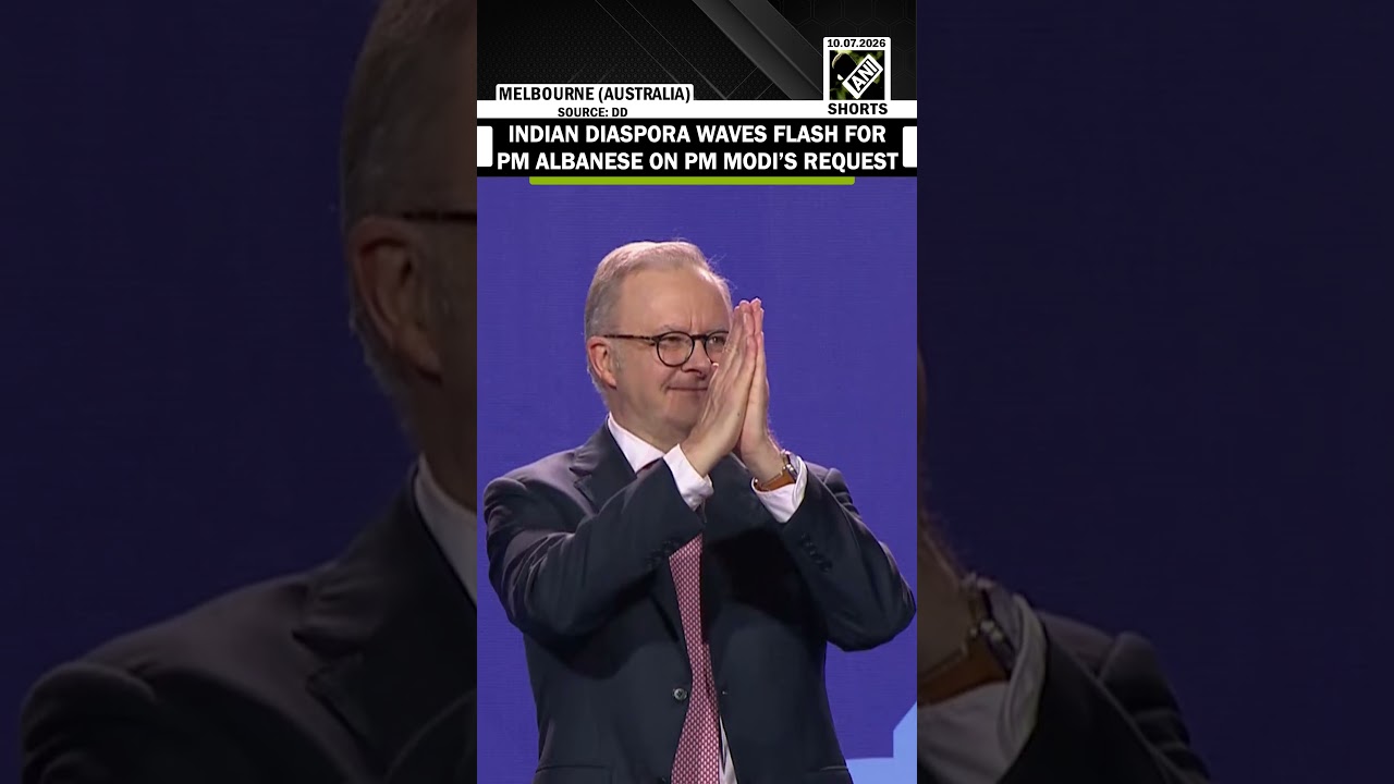 Indian diaspora waves flash for PM Albanese on PM Modi&rsquo;s request in Australia&rsquo;s Melbourne