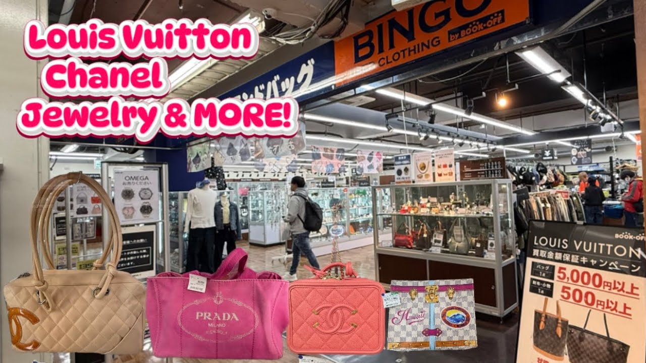 Tokyo Luxury Thrifting: LV, Chanel, Jewelry & MORE! (2026 BINGO Omori Tour)