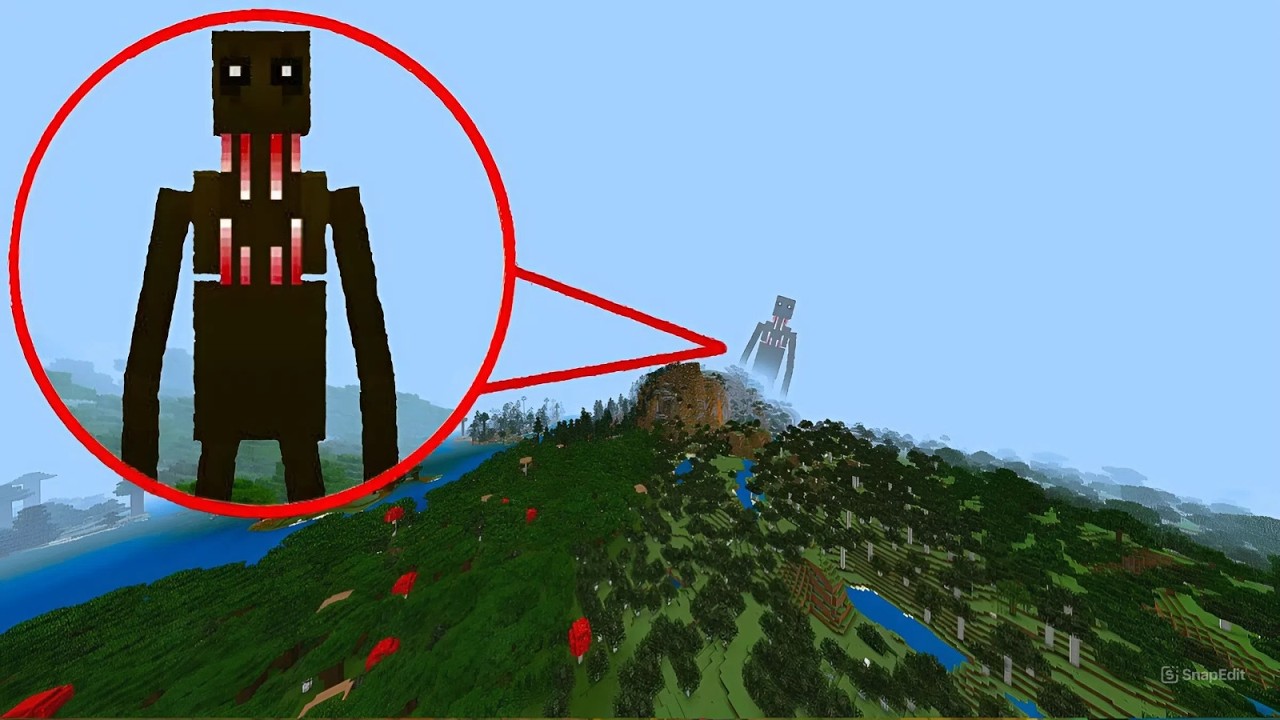 I Found NEW The Man From the Fog in Minecraft PE!