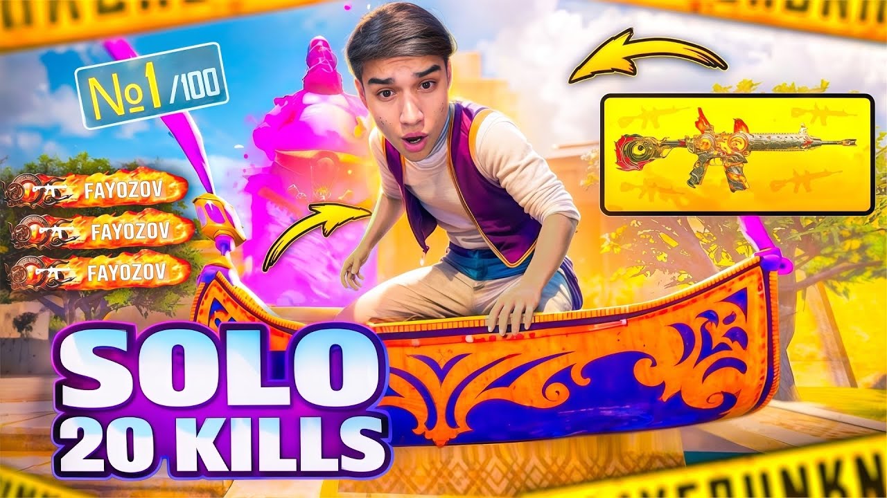 ☠️YANGI 416 VA FULL FARAONDA DAXSHAT O'YIN🔥 - PUBG MOBILE !!!