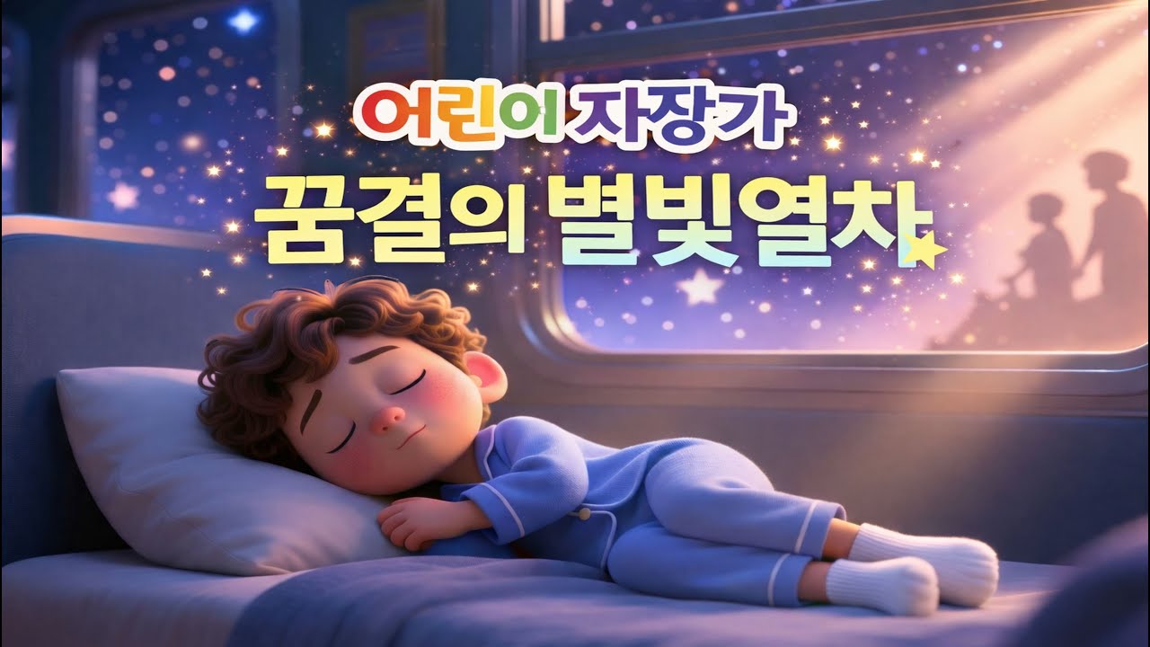 어린이 자장가 | 꿈결의 별빛 열차 🌙🚆