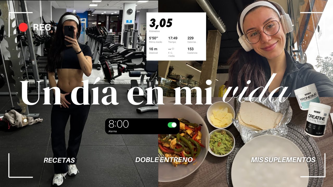 UN DIA PRODUCTIVO EN MI VIDA | mi rutina, que como en un día, entrenos, suplementos imprescindibles