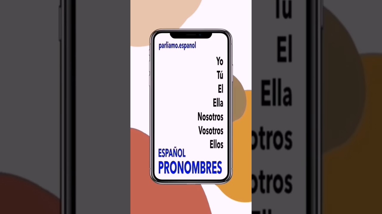 Pronombres personales en espa&ntilde;ol #aprendeespanol #aprendeespa&ntilde;ol #clasesdeespa&ntilde;ol #learnspanish