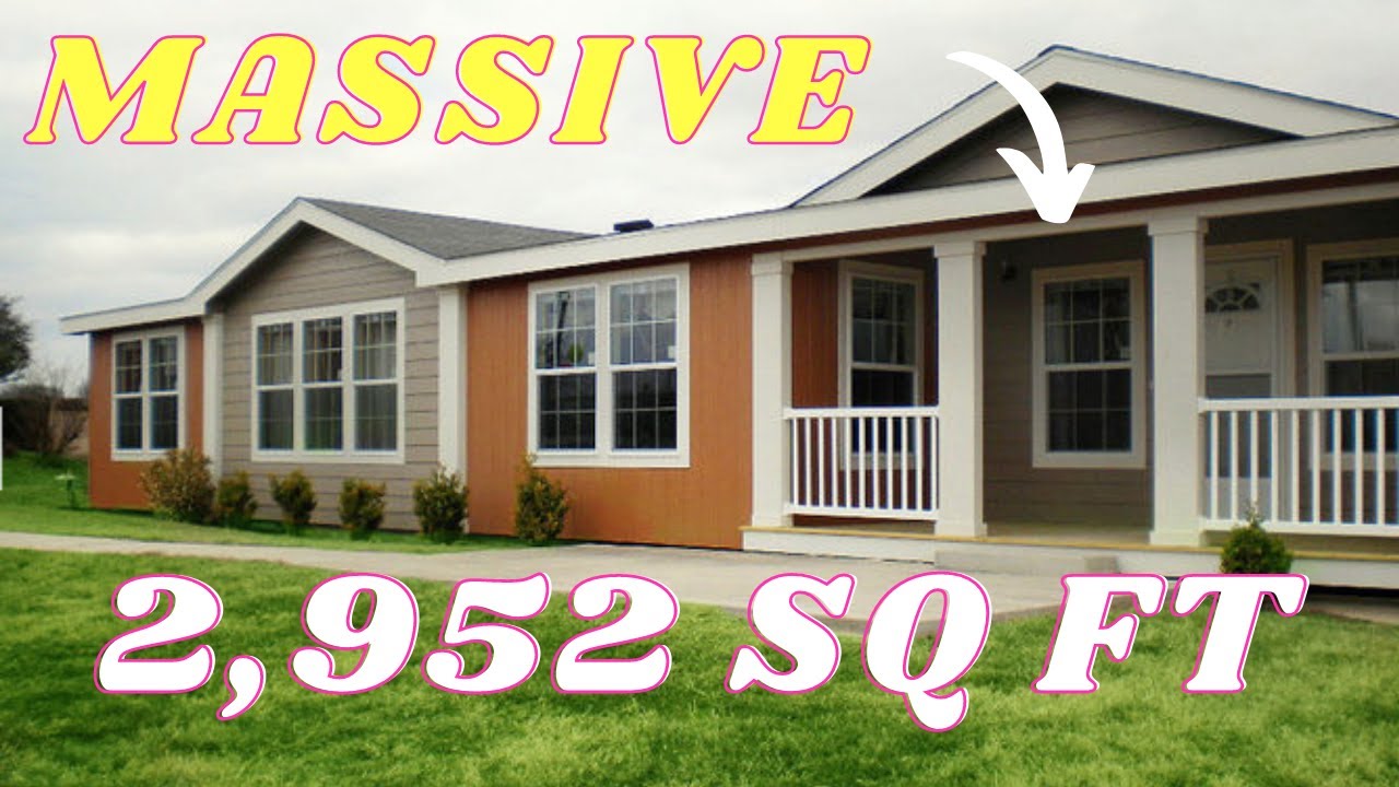 Don’t Miss out on This Beautiful Mobile Mansion! 4 Bed 3 Bath Triple Wide Home Tour