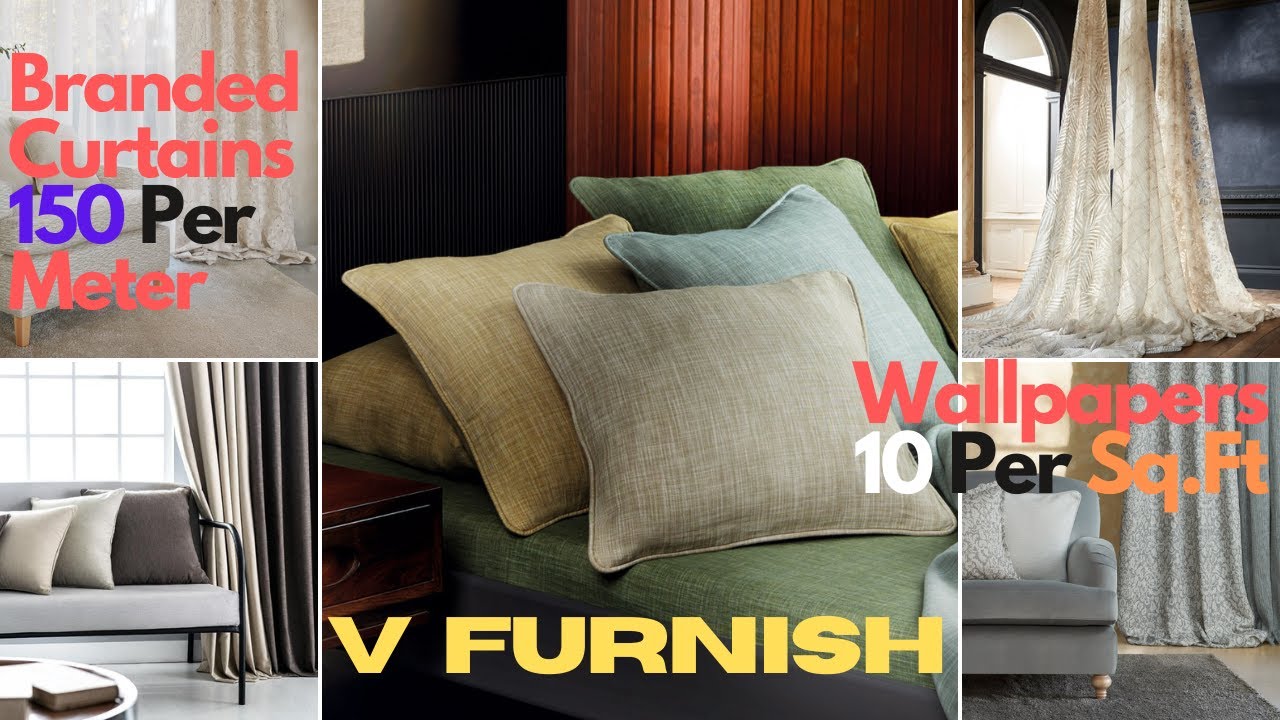 Luxury Window Curtains for your Home at Manufacturing Cost | Wallpapers For Home Walls 10 per sq.ft