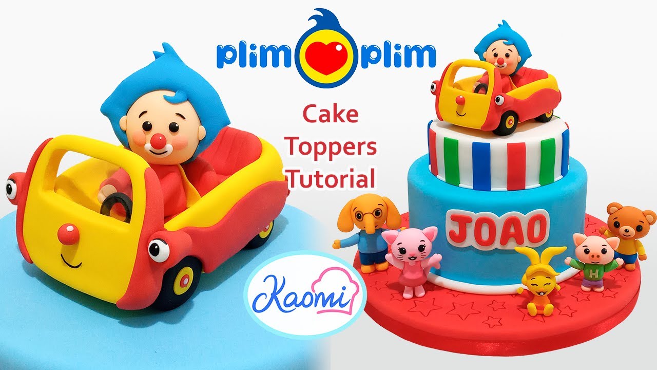 PLIM PLIM and TUNI Cake Toppers Step by Step / Payaso PLIM PLIM y TUNI para tortas Paso a Paso