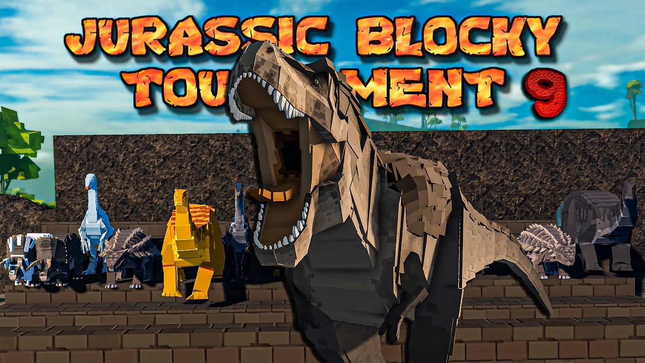 Jurassic Blocky Tournament Battle 9 Herbivores | Roblox