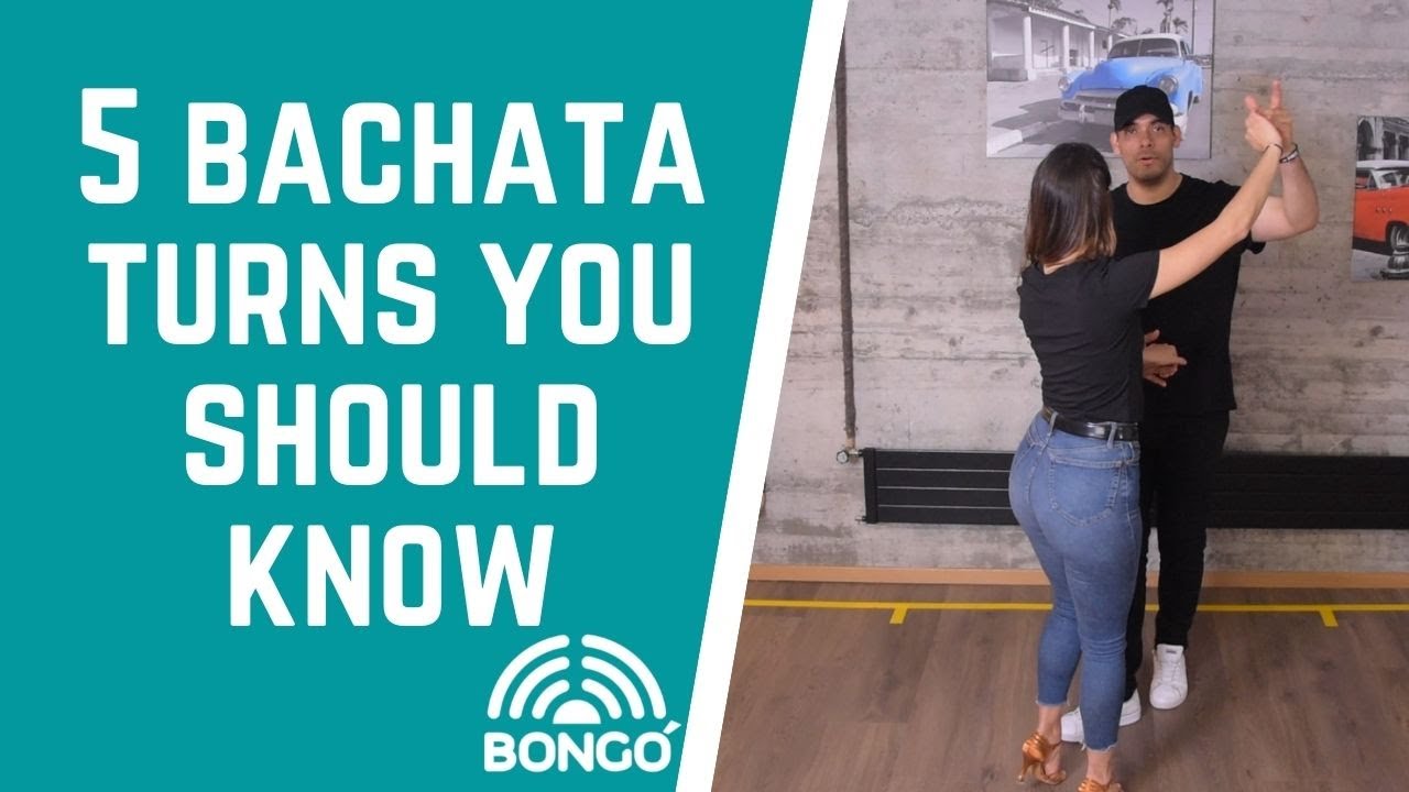 5 Turns of bachata you should know 🔥 | Tutorial