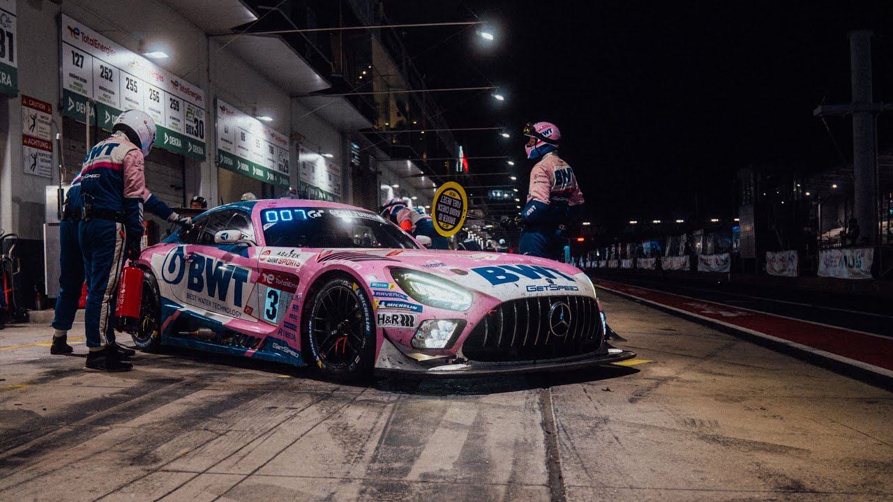2022 24 Hours of Nürburgring - #3 Mercedes AMG Team Getspeed Sunset to Night