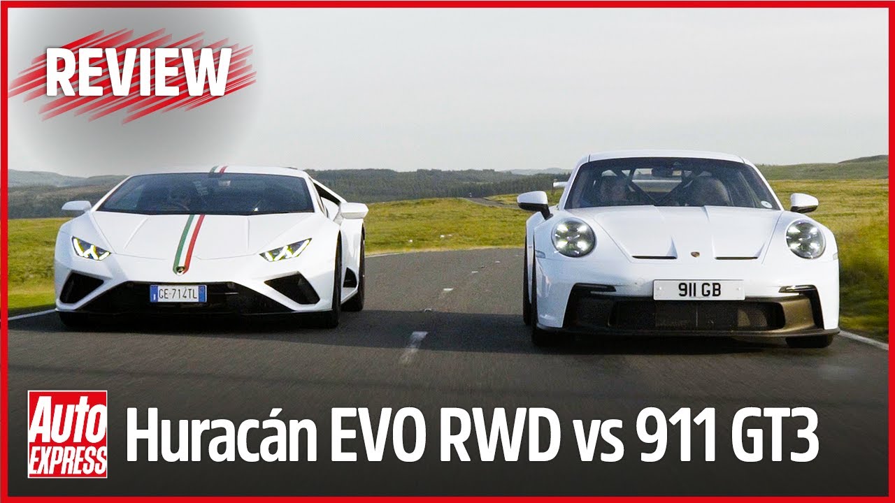Porsche 911 GT3 против Lamborghini Huracán EVO RWD: грандиозный дорожный и трековый тест со Стиво...
