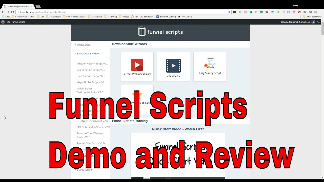 Funnel Scripts Review and Demonstration