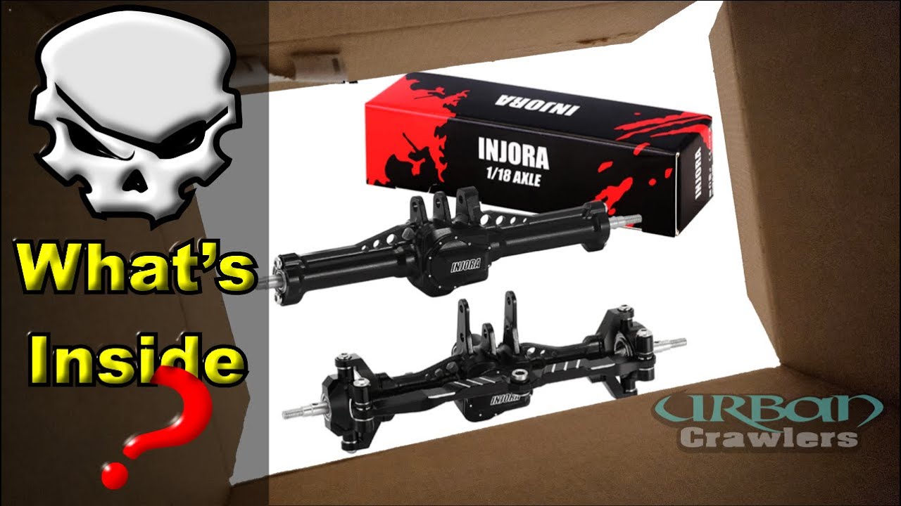 What's inside E2 ( INJORA 4mm Extended Aluminum Front Rear Complete Axles )
